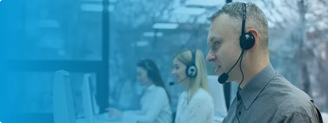 Customer service team